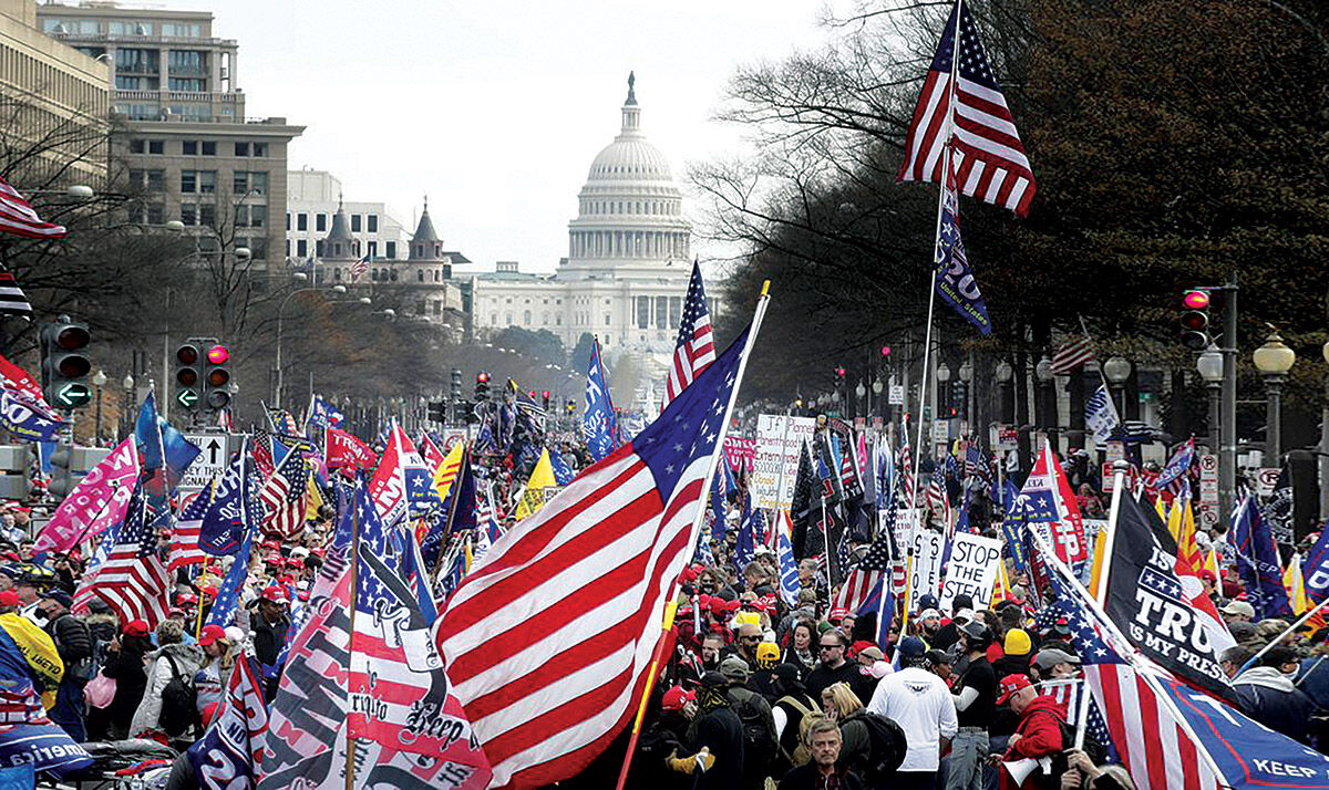Supporters of President Donald Trump